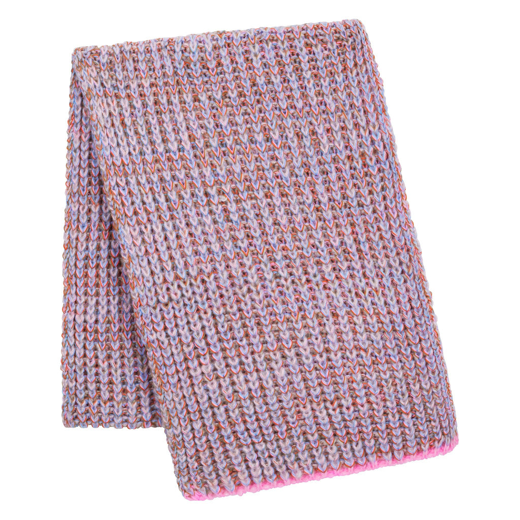 Florence Twist Oversized Knitted Scarf - Pink - Cara & The Sky