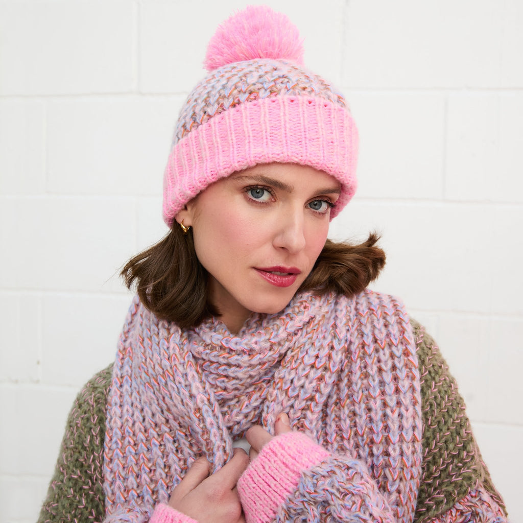 Lolly and Florence Beanie and Scarf Set - Cara & The Sky