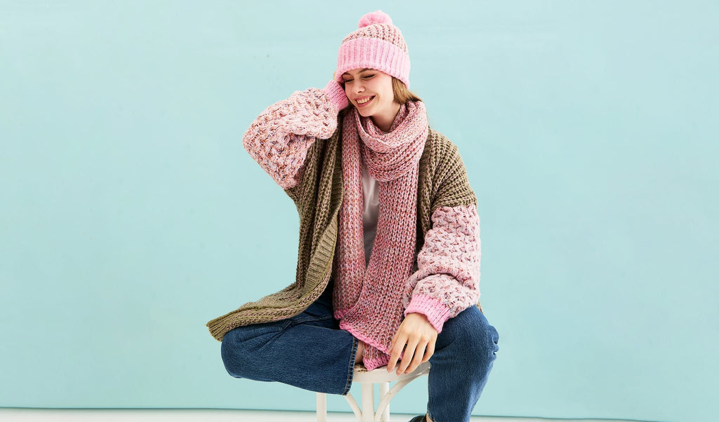 Lolly and Florence Beanie and Scarf Set - Cara & The Sky