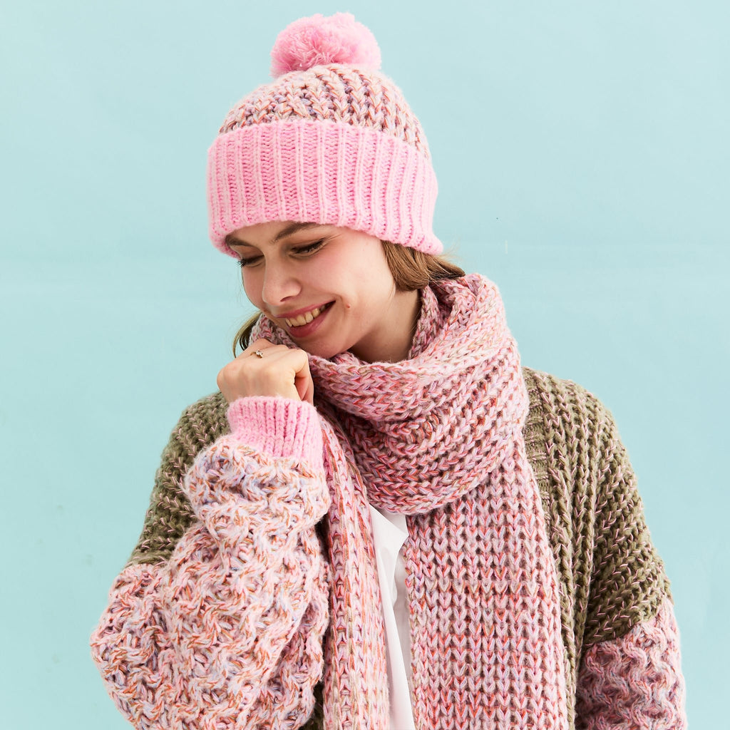 Lolly and Florence Beanie and Scarf Set - Cara & The Sky