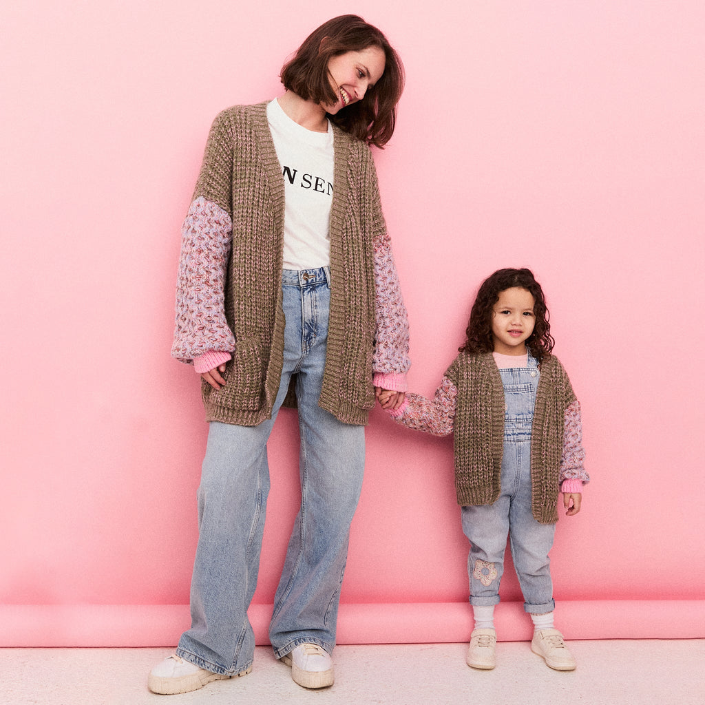 Madison Adult and Mini Me Balloon Sleeve Matching Cardigans - Cara & The Sky