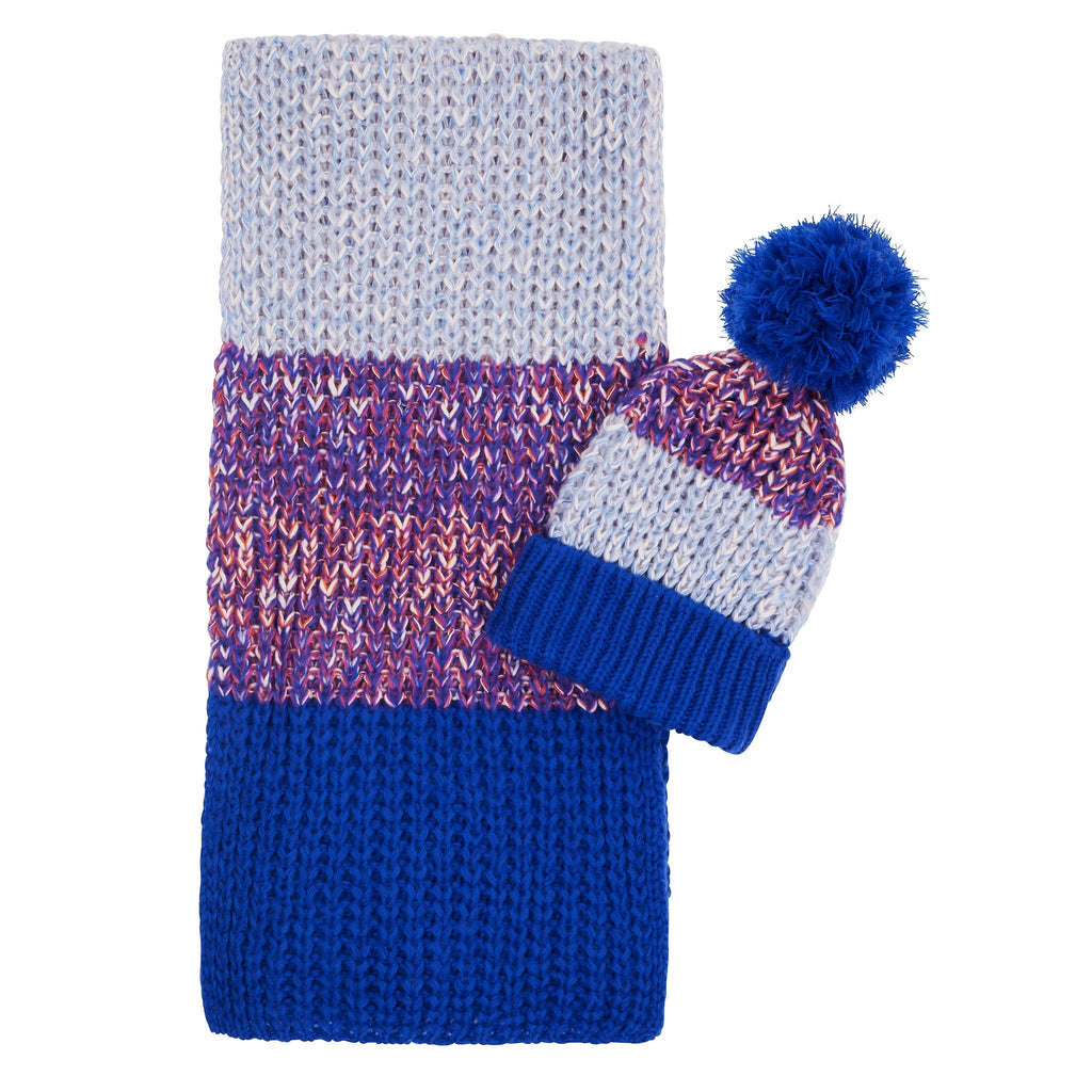 Phoebe Hat & Leia Scarf Set - Cobalt Blue - Cara & The Sky